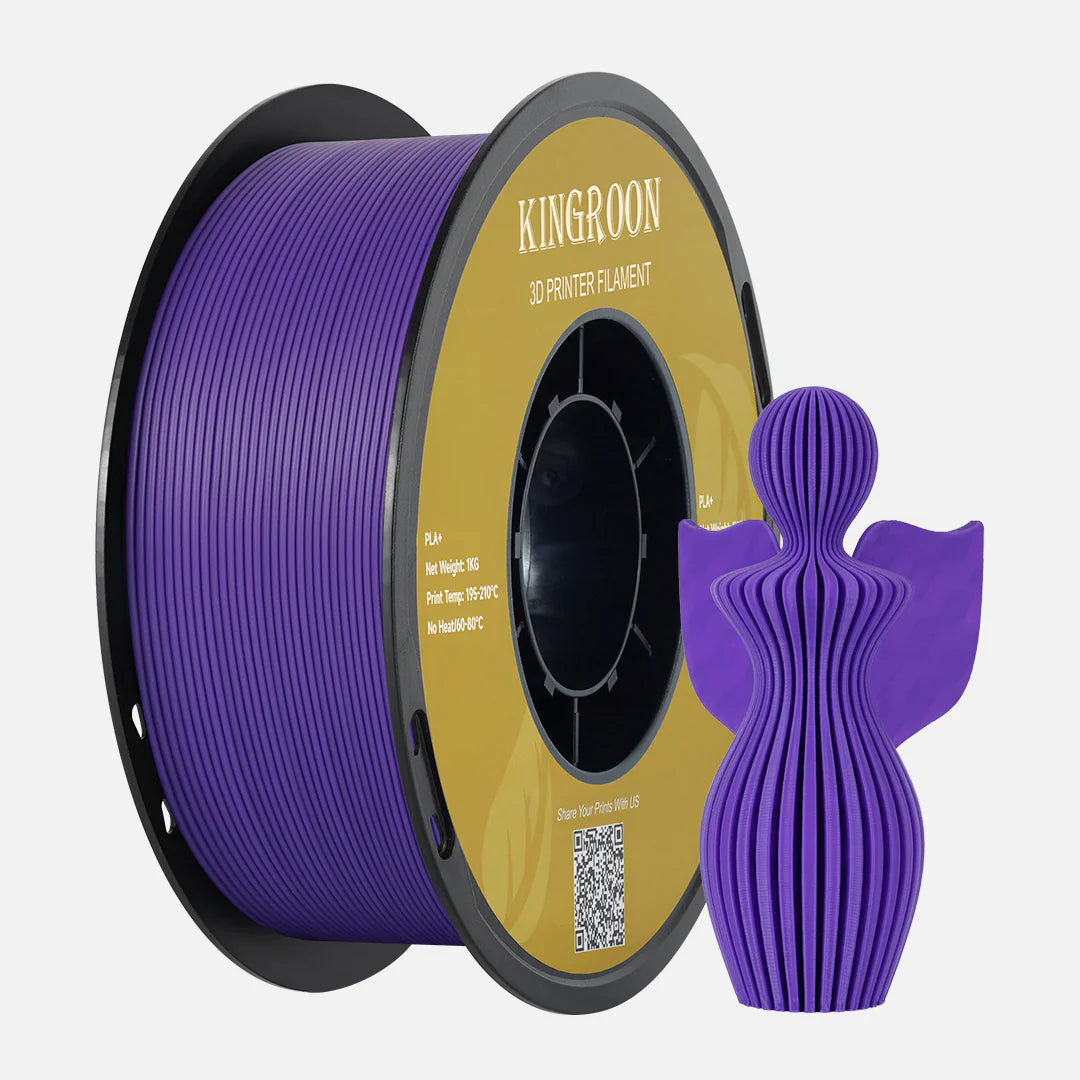 Kingroon PLA+ 3D Printer Filament 1.75mm 1kg - Purple