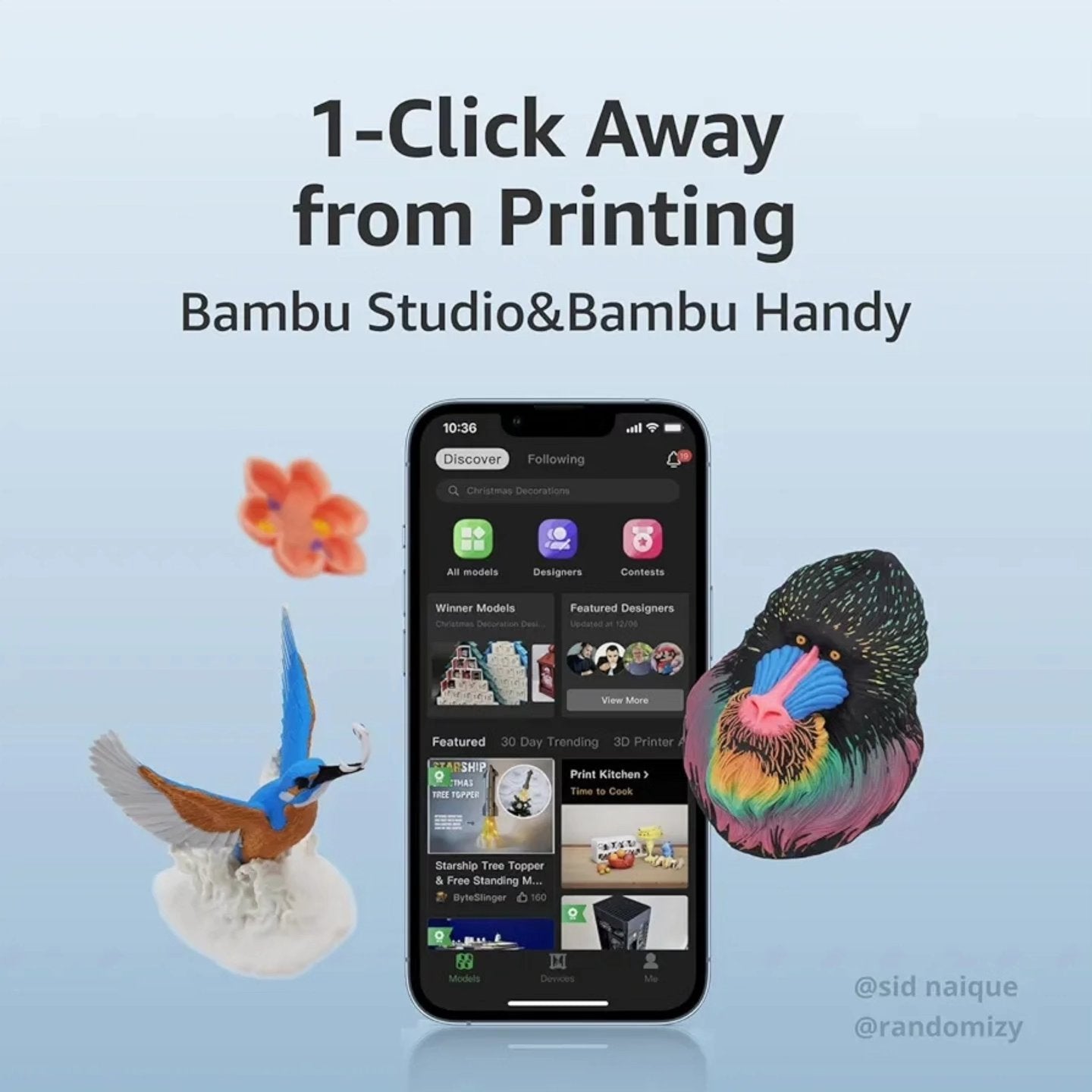 Bambu Lab A1 Mini 3D Printer