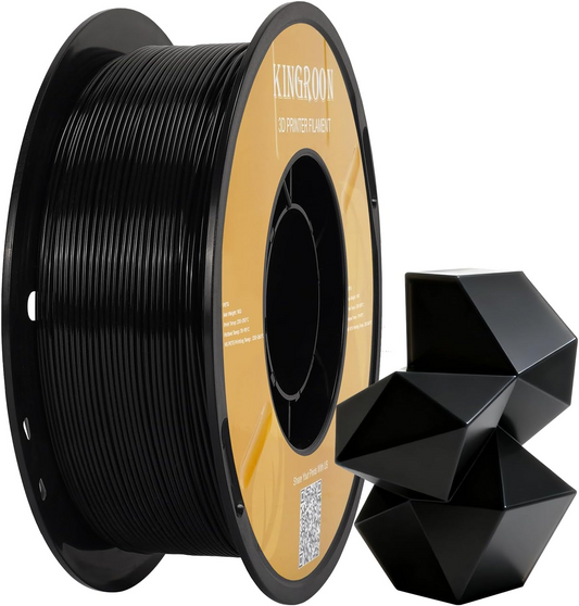 Kingroon HS-PETG High Speed black 1.75mm 1kg filament spool